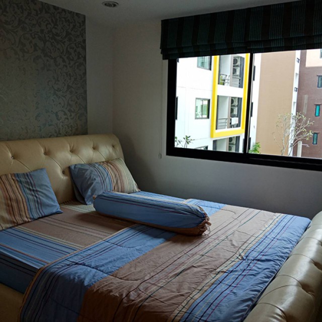 KT-0035 - คอนโดเช่ารัชพรเพลส มี 1 ห้องนอน 1 ห้องน้ำ 1 ห้องครัว 1 ที่จอดรถ