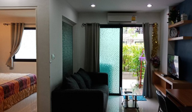 KT-0038 - คอนโดเช่ารัชพรเพลส มี 1 ห้องนอน 1 ห้องน้ำ 1 ห้องครัว