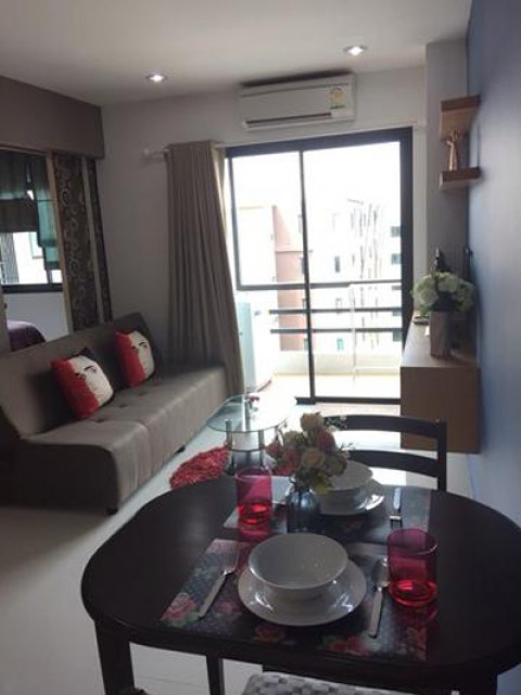 KT-0040 - คอนโดเช่ารัชพรเพลส มี 1 ห้องนอน 1 ห้องน้ำ 1 ห้องครัว 1 ที่จอดรถ