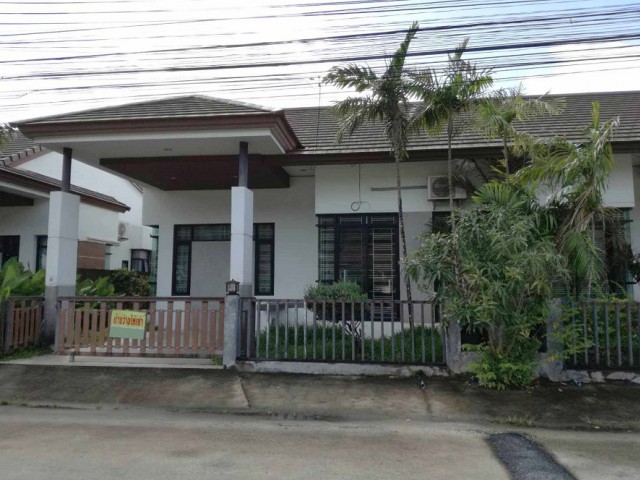 6A101212 ให้เช่าบ้านเดี่ยวชั้นเดียว 3 ห้องนอน 2 ห้องน้ำ พื้นที่ 45 ตรว..