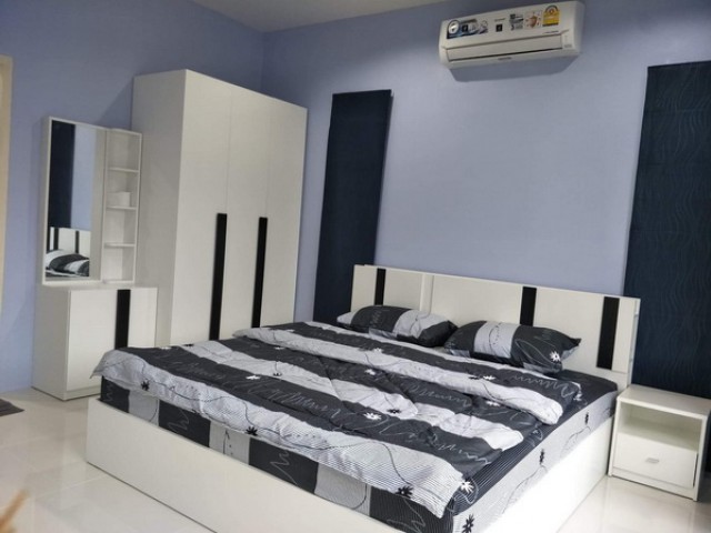 6A120493 ให้เช่าบ้านแฝดชั้นเดียว มี -3 ห้องนอน 2 ห้องน้ำ พื้นที่ 35 ตรม.