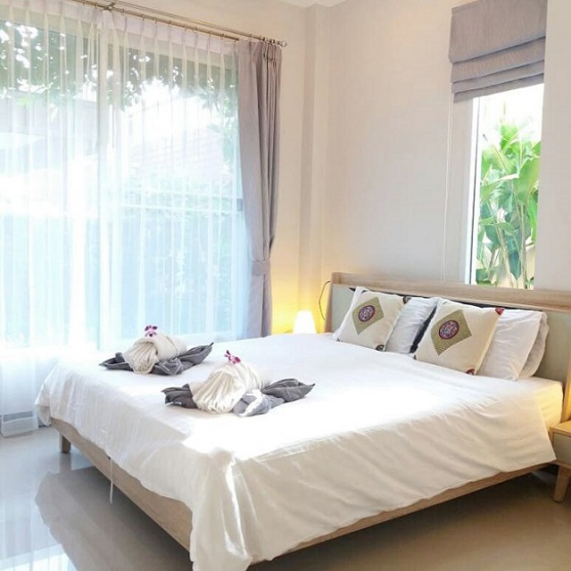 6A80439 ให้เช่าบ้านPremiumชั้นเดียว 2 ห้องนอน 1 ห้องน้ำ พื้นที่ 92 ตรม.