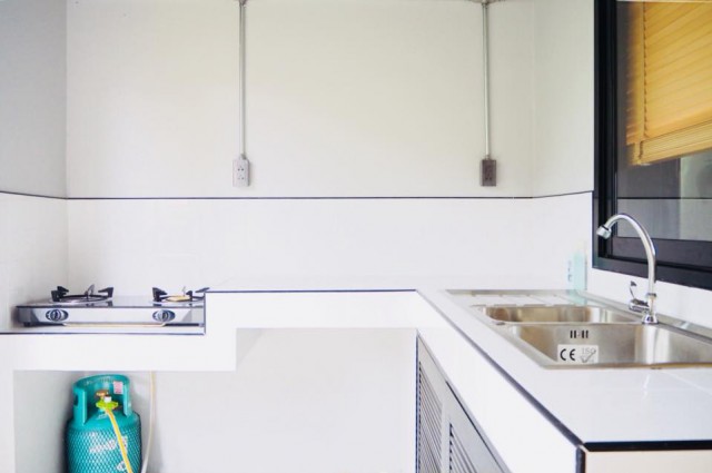 6A120505 ให้เช่าบ้านแฝดชั้นเดียวด้วยการตกแต่งสไตล์ลอฟท์ บรรยากาศดีเป็นธรรมชาติ