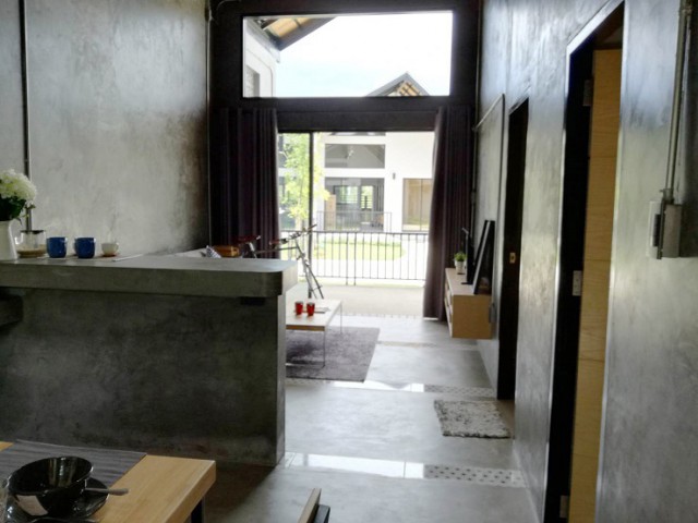 6A120501 ให้เช่าบ้านแฝดชั้นเดียว 2 ห้องนอน 1 ห้องน้ำ พื้นที่ 64 ตรม.