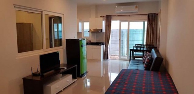 MT-0081 -บ้านแฝดชั้นเดียวในโครงการให้เช่า มี 2 ห้องนอน 2 ห้องน้ำ 1 ห้องครัว