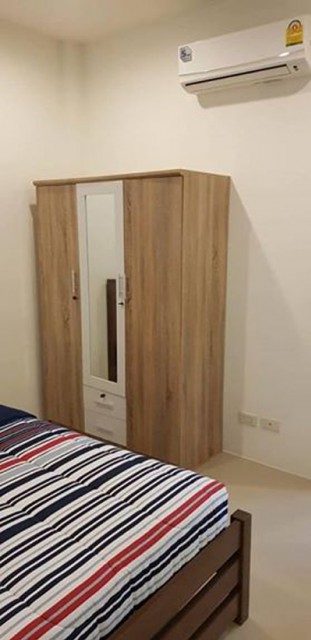 MT-0081 -บ้านแฝดชั้นเดียวในโครงการให้เช่า มี 2 ห้องนอน 2 ห้องน้ำ 1 ห้องครัว