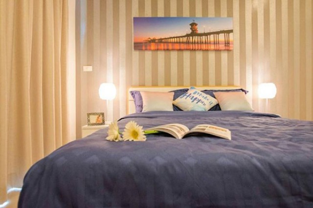 MT-0103 -บ้านแฝดชั้นเดียวในโครงการให้เช่า มี 2 ห้องนอน 2 ห้องน้ำ 1 ห้องครัว