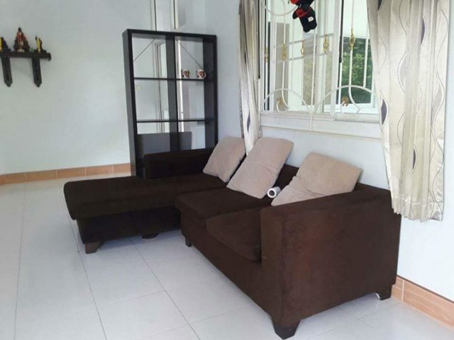 6A120539 ให้เช่าบ้านเดี่ยวชั้นเดียวในโครงการ พื้นที่ 76 ตรว. พร้อมเฟอร์ครบ