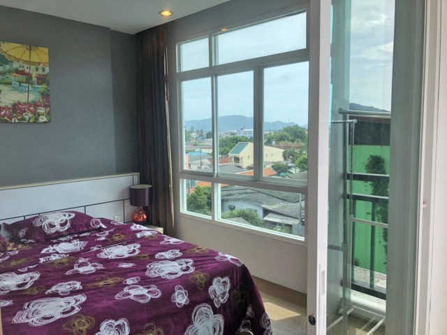 6A90958 ให้เช่าคอนโดย่านเศรษฐกิจ วิวเมือง พื้นที่ 35.55 ตรม. เฟอร์นิเจอร์ครบครัน