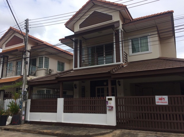 6A90960 ให้เช่าบ้านเดี่ยว 2 ชั้น บ้านในโครงการพื้นที่ 40ตรว.