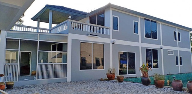 6A120546 ให้เช่าบ้านเดี่ยว 2 ชั้นออกแบบสไตร์ยุโรป พื้นที่ 215 ตรว