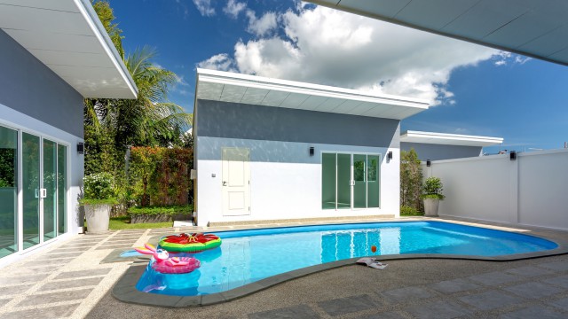 6C120184 ขายPool villa ชั้นเดียว โดดเด่นมีสไตล์หรูหรา พร้อมสระว่ายน้ำแบบส่วนตัว