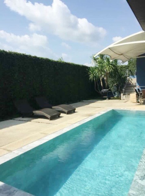 6A40370ให้เช่าบ้าน Pool Villa 2 ชั้น พื้นที่ 40 ตรว. พร้อมเฟอร์นิเจอร์