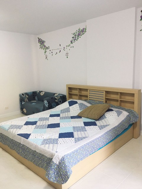 6A101327 ให้เช่าคอนโดย่านเศรษฐกิจ วิวเขา พื้นที่ 37 ตรม. เฟอร์นิเจอร์ครบครัน