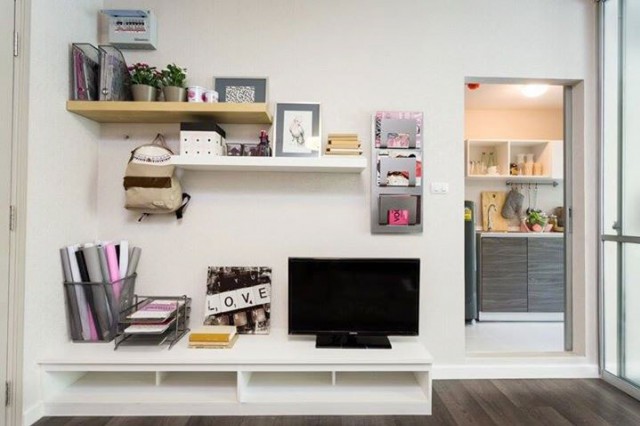 6A101328 ให้เช่าคอนโดย่านเศรษฐกิจ วิวสระ ภูเขา พื้นที่ 30 ตรม.