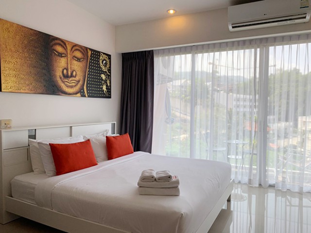 6A70106 ให้เช่าคอนโดย่านเศรษฐกิจ วิวภูเขา ทะเล พื้นที่ 44.74 ตรม.