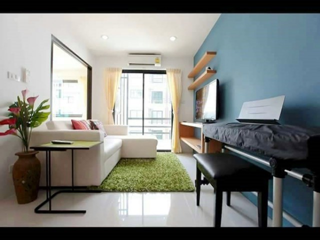 6A111804 ให้เช่าคอนโดย่านเศรษฐกิจ วิวสระและภูเขา พื้นที่ 36 ตรม.