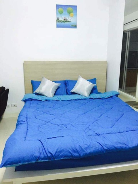 6A101335ให้เช่าคอนโดย่านเศรษฐกิจ วิวเมือง พื้นที่ 28 ตรม. เฟอร์นิเจอร์ครบครัน