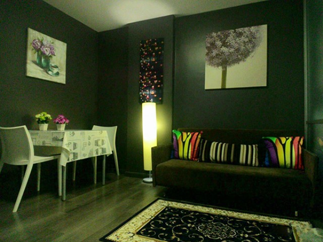 6A111811 ให้เช่าคอนโดย่านเศรษฐกิจ วิวบึงน้ำ ต้นไม้ เมือง พื้นที่ 30 ตรม.