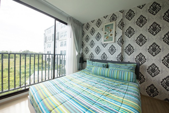 6A40382 ให้เช่าคอนโดย่านเศรษฐกิจ วิวธรรมชาติ ภูเขา พื้นที่ 40ตรม.