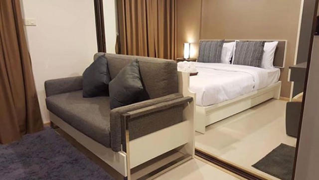 6A111820ให้เช่าคอนโดย่านเศรษฐกิจ วิวเมือง พื้นที่ 28.5 ตรม. เฟอร์นิเจอร์ครบครัน