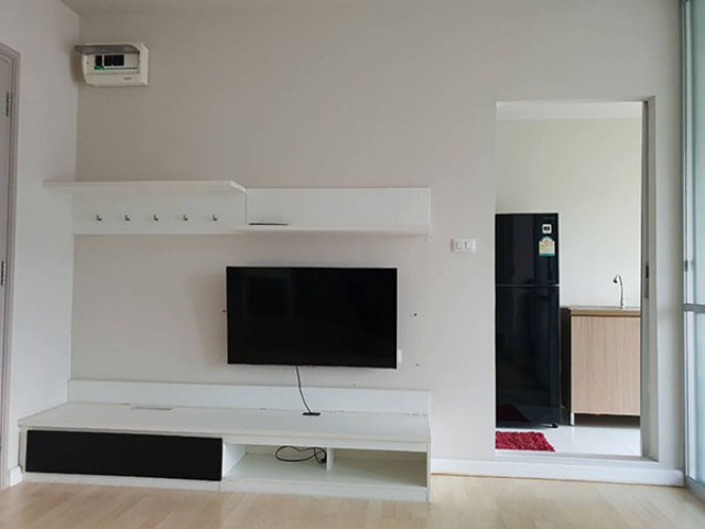 6A111818 ให้เช่าคอนโดย่านเศรษฐกิจ วิวสระผม พื้นที่ 30 ตรม. เฟอร์นิเจอร์ครบครัน