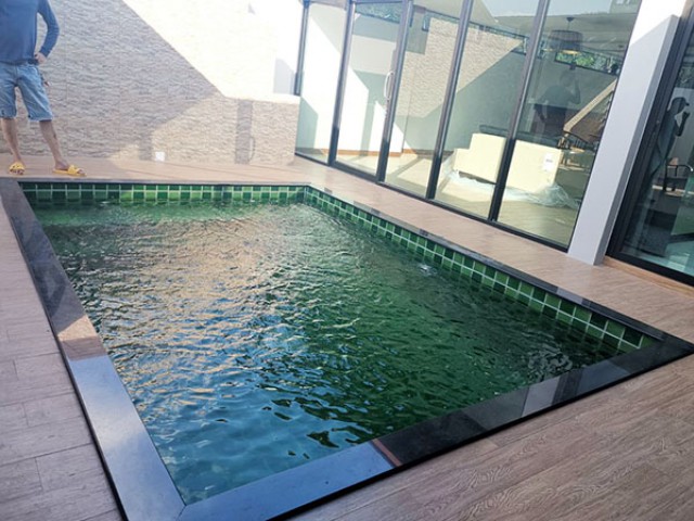 6A91002 ให้เช่าบ้านเดี่ยว 2 ชั้น พื้นที่ 100 ตรว. พร้อมสระว่ายน้ำส่วนตัว.