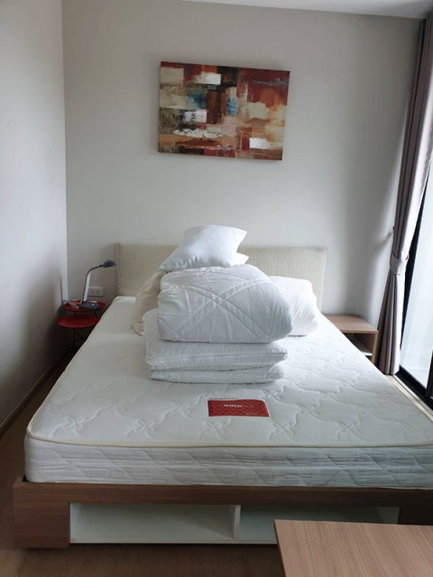 6A40387ให้เช่าคอนโดย่านเศรษฐกิจ วิวถนน ต้นไม้ พื้นที่ 28 ตรม.