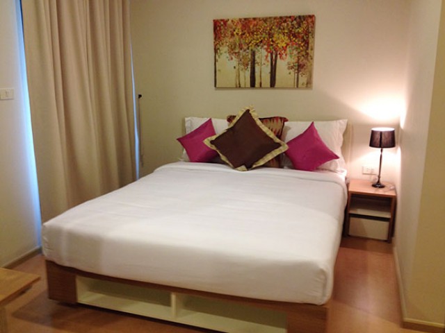 6A40388ให้เช่าคอนโดย่านเศรษฐกิจ วิวฝั่งออกวิลล่ามาเก็ต พื้นที่ 28 ตรม.