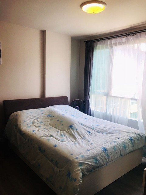 6A101350 ให้เช่าคอนโดย่านเศรษฐกิจ วิวสระ สวน พื้นที่ 30ตรม. เฟอร์นิเจอร์ครบครัน