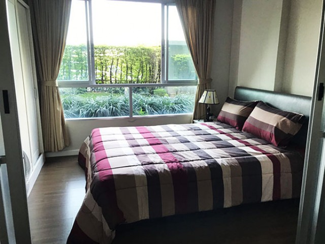 6A111827 ให้เช่าคอนโดย่านเศรษฐกิจ วิวสวน พื้นที่ 30 ตรม. เฟอร์นิเจอร์ครบครัน