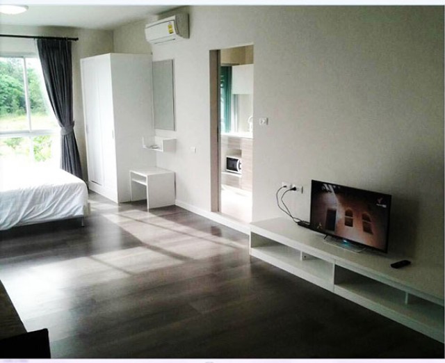 6A111828 ให้เช่าคอนโดย่านเศรษฐกิจ วิวต้นไม้ ภูเขา บึงน้ำ พื้นที่ 38 ตรม.