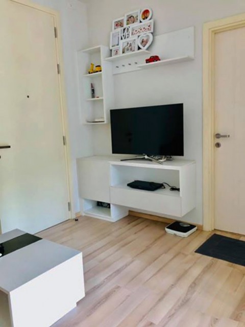 6A101360ให้เช่าคอนโดย่านเศรษฐกิจ วิวถนน พื้นที่ 33 ตรม. เฟอร์นิเจอร์ครบครัน