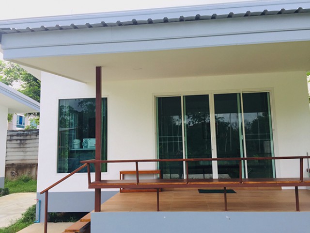 6A120564ให้เช่าบ้านเดี่ยวสไตล์รีสอร์ท พื้นที่ 36 ตรว. พร้อมเฟอร์ครบ