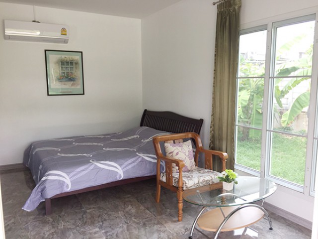 6A120564ให้เช่าบ้านเดี่ยวสไตล์รีสอร์ท พื้นที่ 36 ตรว. พร้อมเฟอร์ครบ