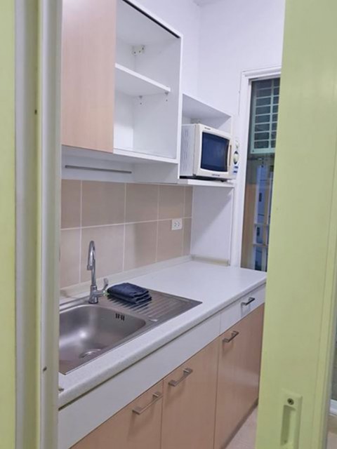 6A101365ให้เช่าคอนโดย่านเศรษฐกิจ วิวเมือง พื้นที่ 29.5 ตรม. เฟอร์นิเจอร์ครบครัน