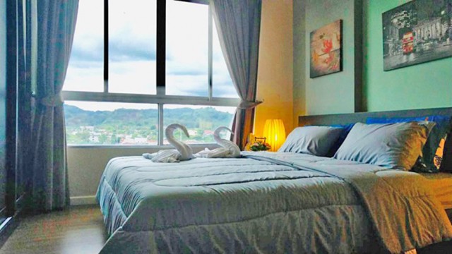 6A111838 ให้เช่าคอนโดย่านเศรษฐกิจ วิวเมือง พื้นที่30ตรม. เฟอร์นิเจอร์ครบครัน