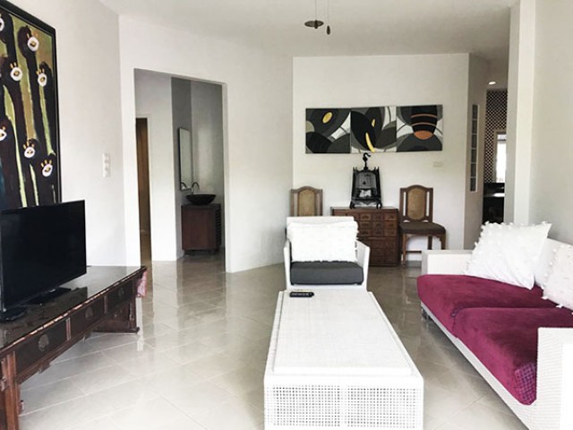 6A40390 ให้เช่าบ้านเดี่ยวชั้นเดียวในโครงการ พื้นที่ 68 ตรว. พร้อมเฟอร์ครบ