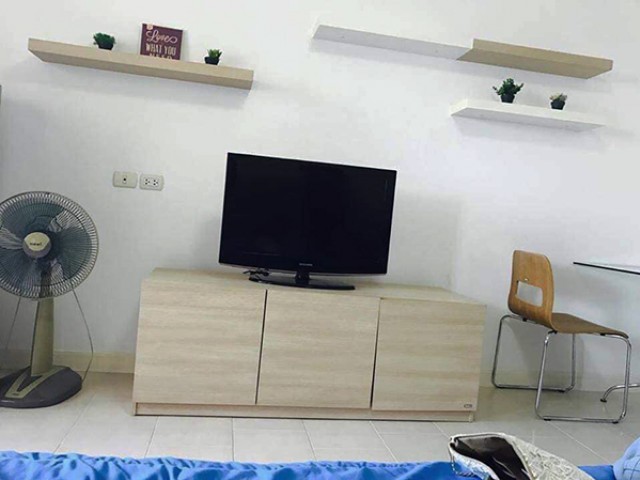 6A101370 ให้เช่าคอนโดย่านเศรษฐกิจ วิวภูเขา พื้นที่ 28 ตรม. เฟอร์นิเจอร์ครบครัน