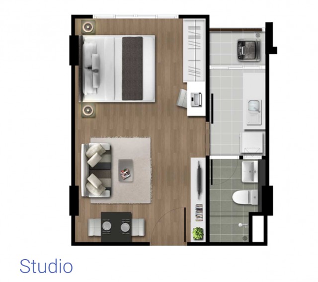 ขาย D Condo แคมปัส รีสอร์ท กู้กู ภูเก็ต Tel.087 459 4224