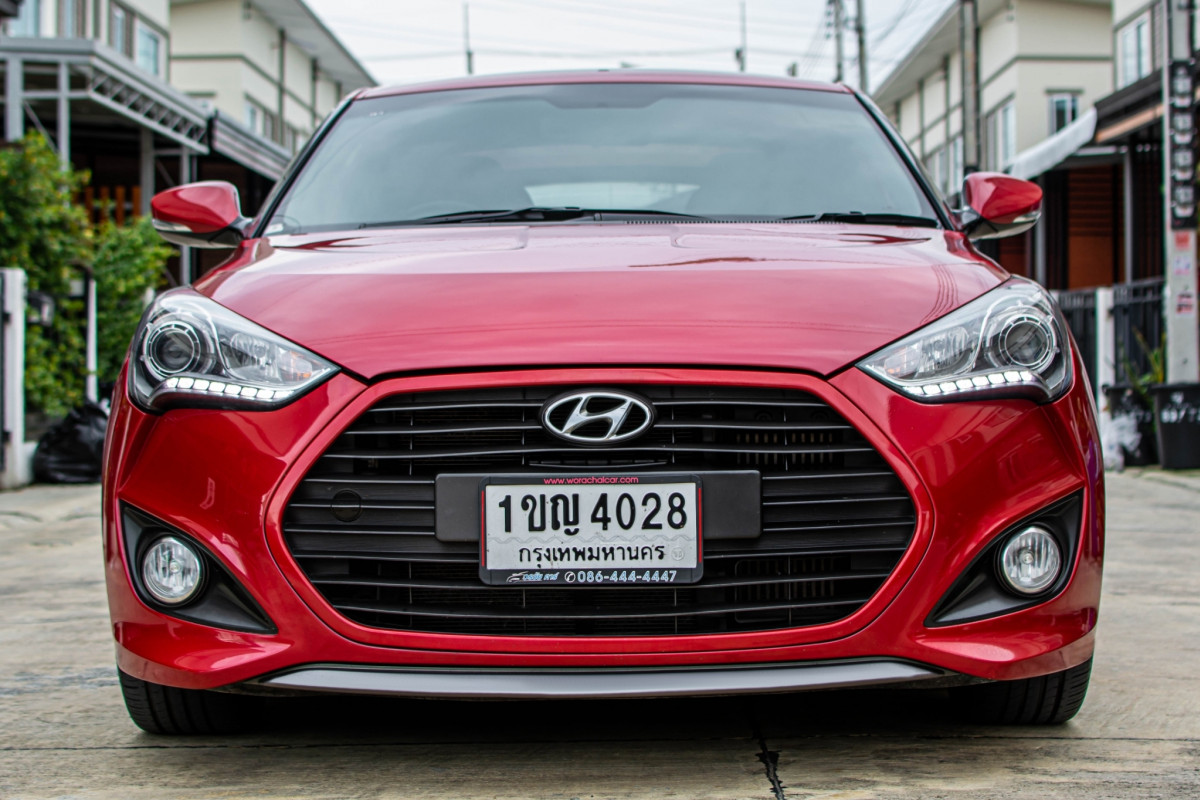 HYUNDAI VELOSTER 1.6 SPORT รถสปอร์ต เครื่องเทอร์โบ หลังคาแก้วทั้งบาน