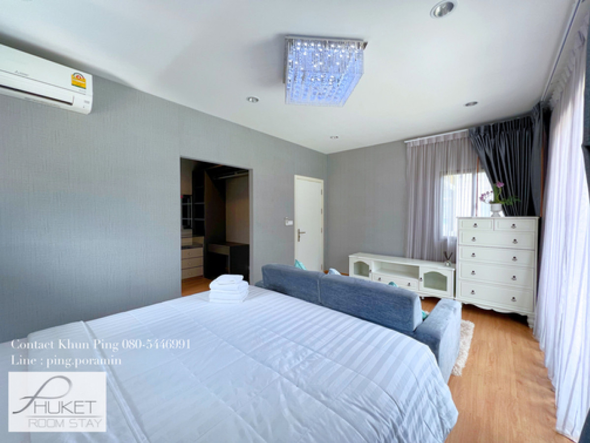 ให้เช่าบ้านเดี่ยวหลังใหญ่ ตกแต่งครบ โครงการเดอะปาล์ม พฤกษา