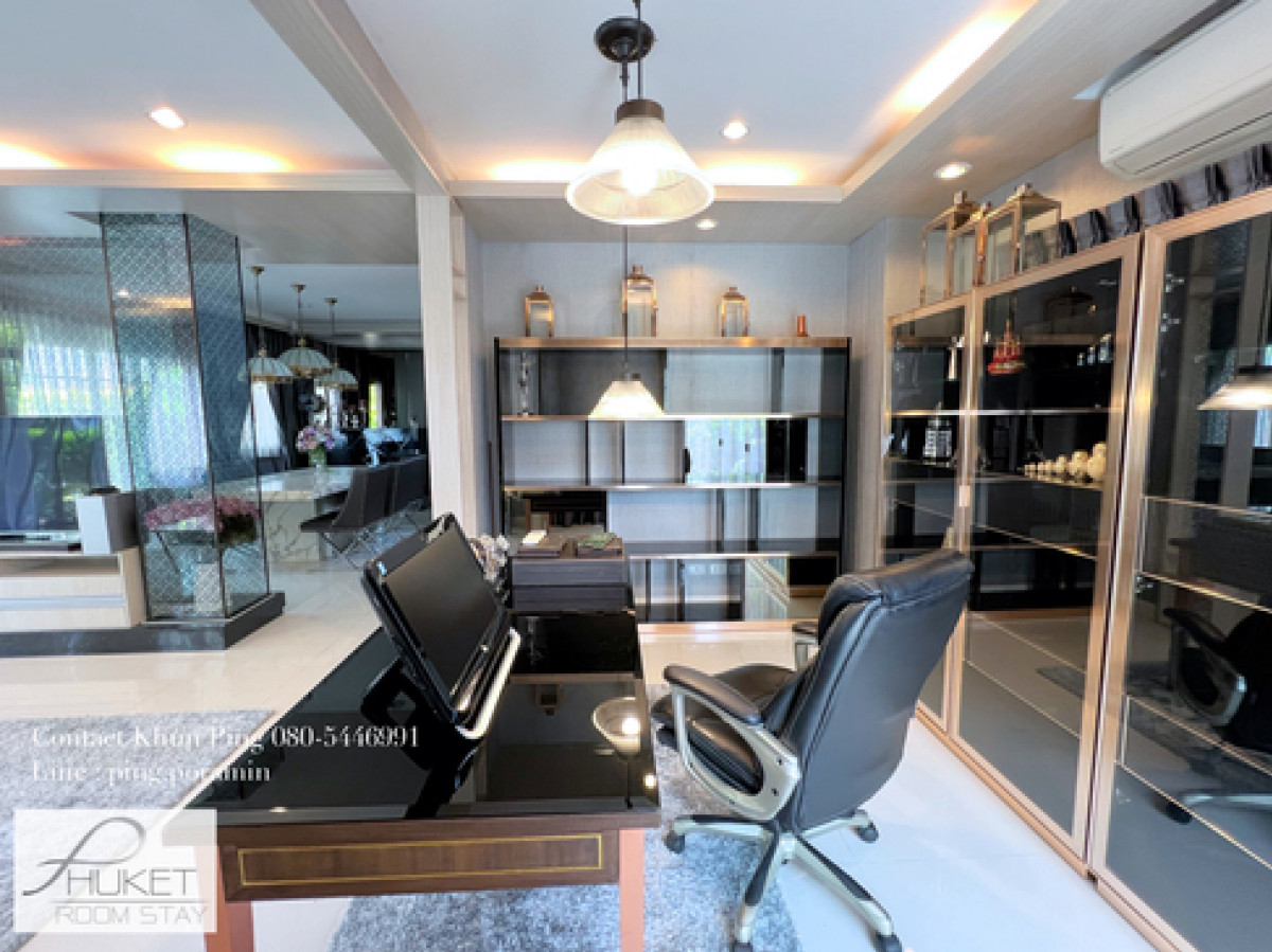 ให้เช่าบ้านเดี่ยวหลังใหญ่ ตกแต่งครบ โครงการเดอะปาล์ม พฤกษา