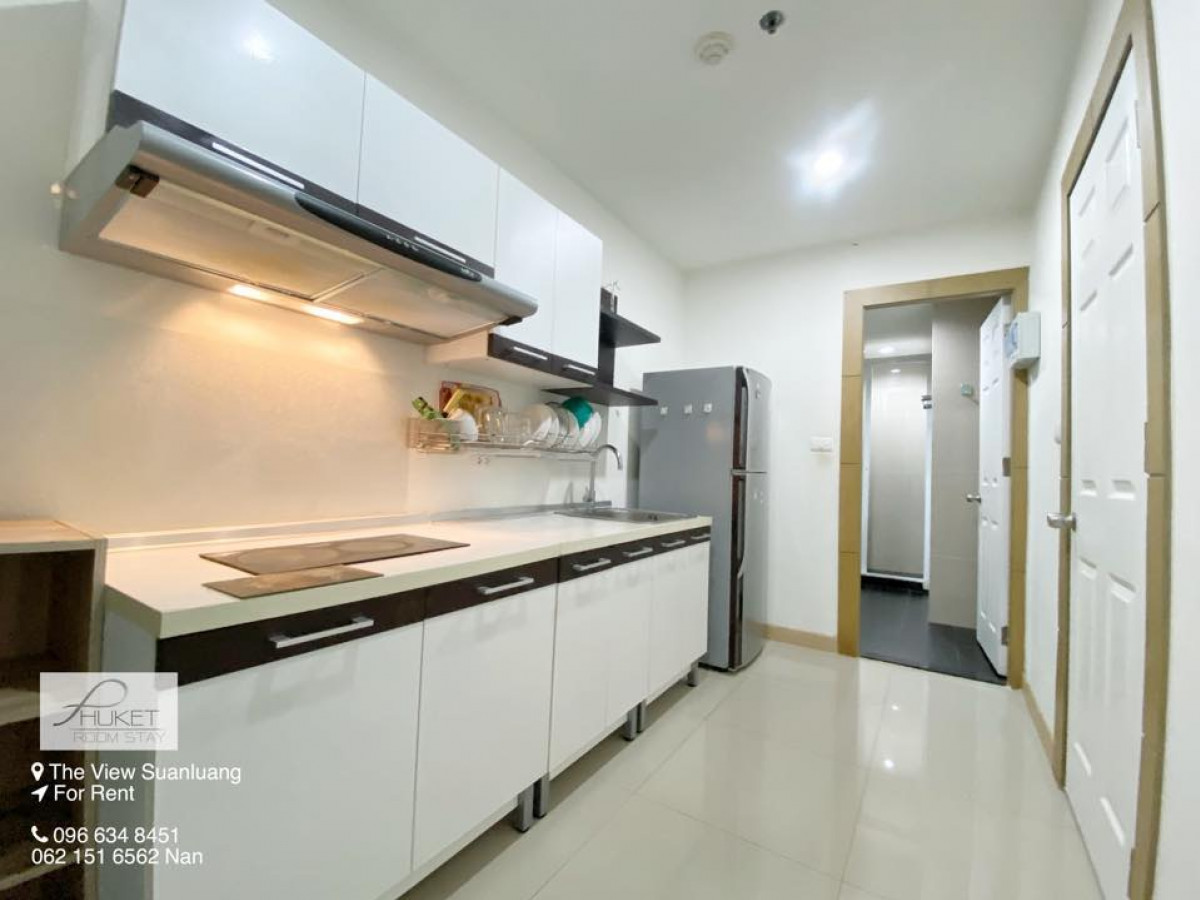 THE VIEW SUANLUANG เดอะวิว คอนโด สวนหลวง ห้อง1ห้องนอน พื้นที่กว้างมากๆ 49.6 ตรม