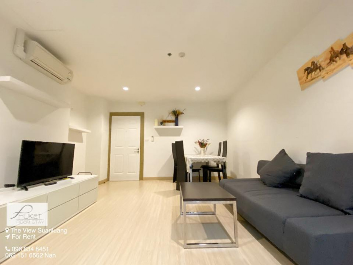 THE VIEW SUANLUANG เดอะวิว คอนโด สวนหลวง ห้อง1ห้องนอน พื้นที่กว้างมากๆ 49.6 ตรม