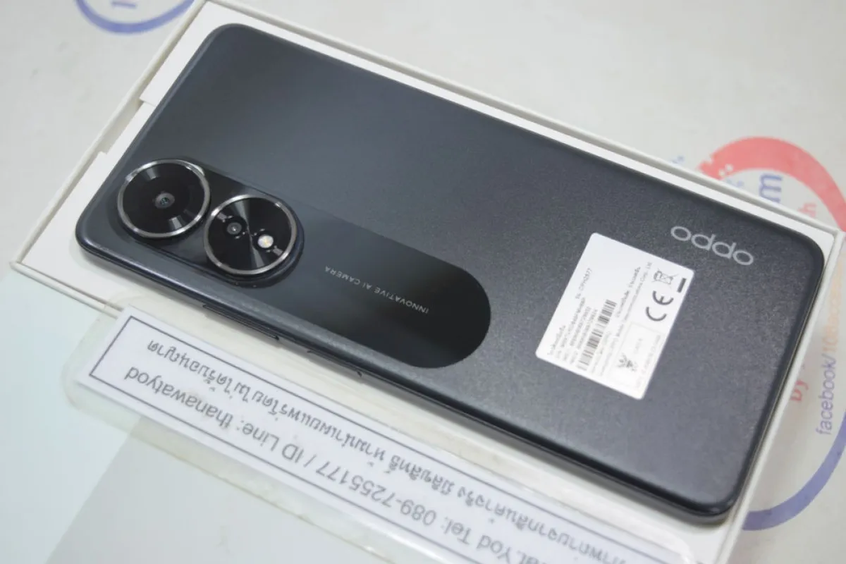 Oppo A58 Glowing Black สเปคแรง RAM 6 ROM128 สภาพ 99% ครบกล่อง ปกศ.ถึงสิ้นปี 67