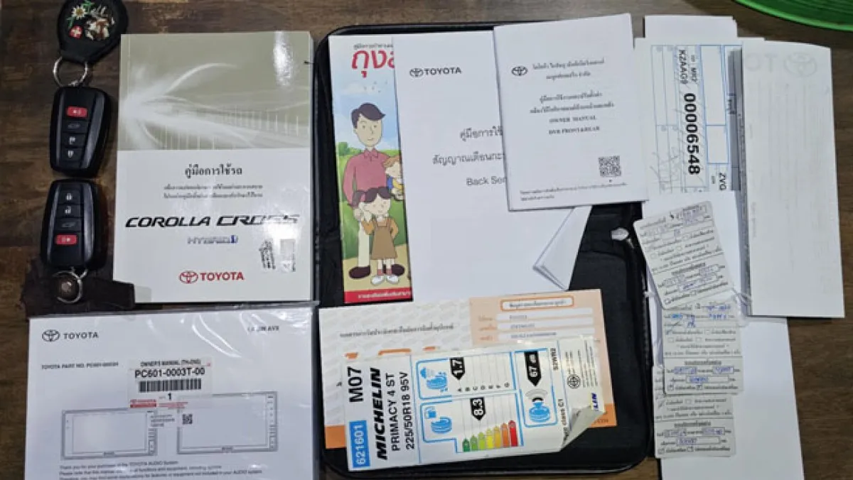 ขาย TOYOTA COROLLA CROSS 1.8 Hybrid Premium ปี 2020 รถบ้าน มือเดียว ไมล์แท้