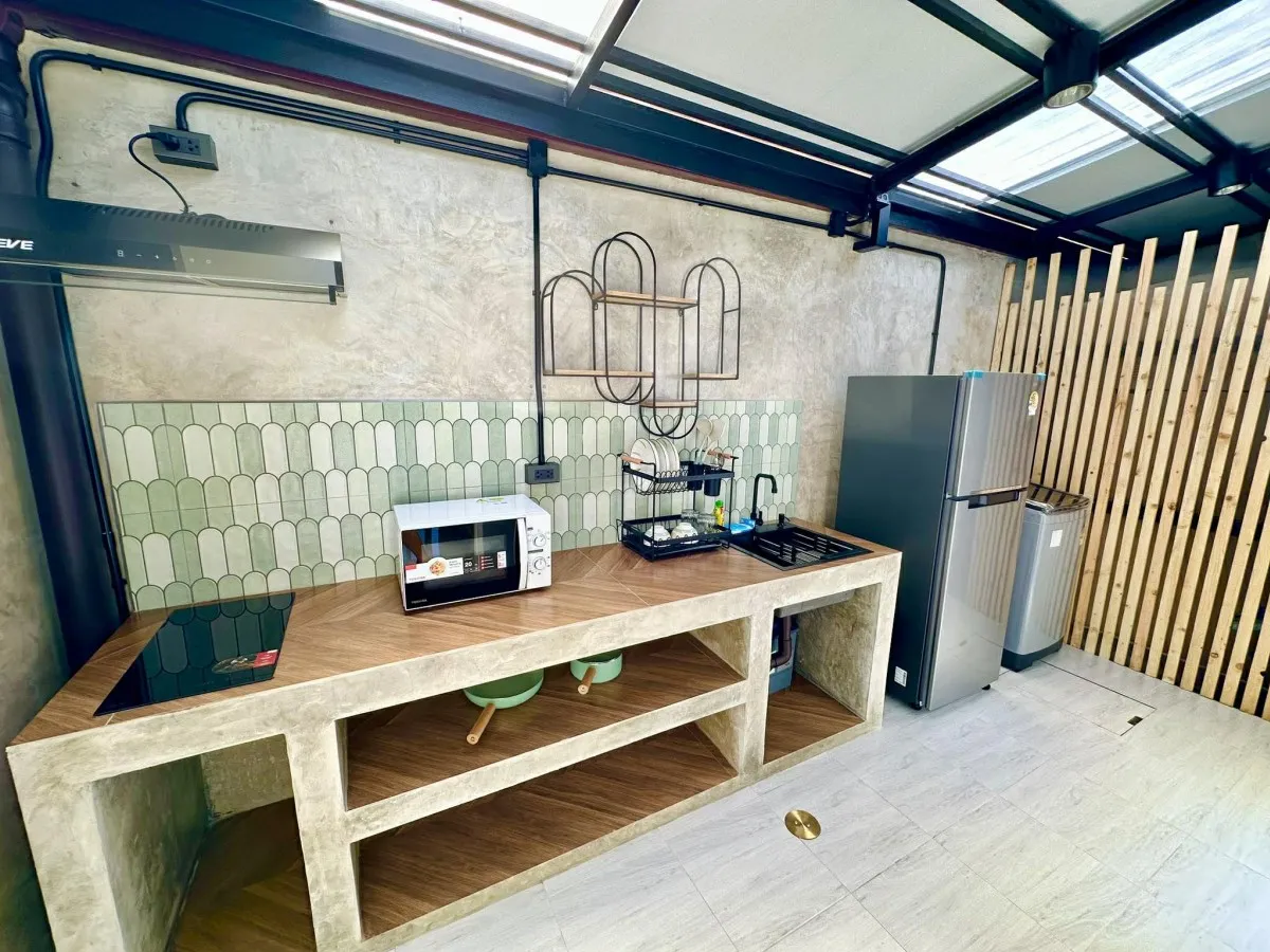 TL-0249 -ทาวน์เฮ้าส์ชั้นเดียวให้เช่า มี 2 ห้องนอน 2 ห้องน้ำ 1 ห้องครัว